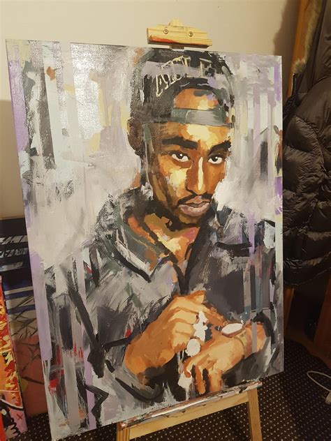 Tupac Me Acrylic 2019 Art