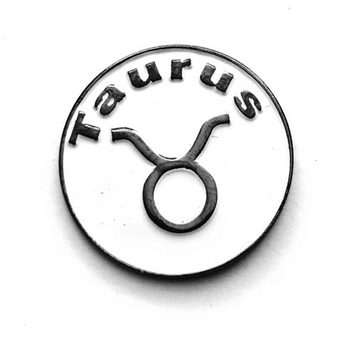 Taurus Zodiac Astrology Lapel Hat Badge Enamel Pin Enamelpinz