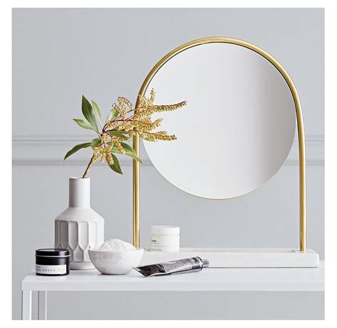 Related:round vanity mirror with lights round wall mirror round bathroom wall mirror round bathroom mirror bathroom makeup mirror vanity wall mount 3x magnifying round double 8inch. Round Vanity Mirror on Marble Stand - Project 62™ - Target ...