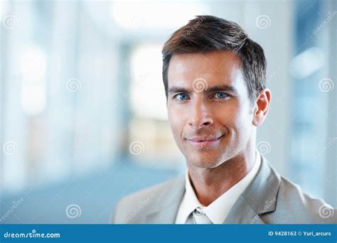 Portrait Of A Handsome Successful Business Man Stock Image Image Of