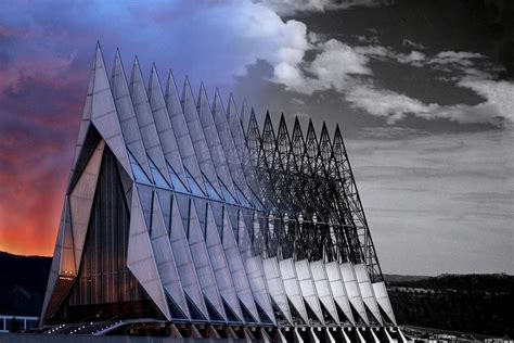 United States Air Force Academy Cadet Chapel By Som A Surreal