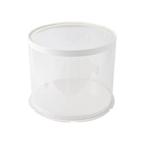 Wholesale 8 Inch Plastic Disposable Round Cake Containers Suppliers