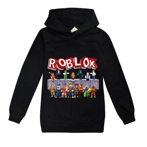 Roblox Kids Hoodie Unify Hooded Pullover Sweatshirt For Girls A