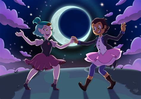 Amity And Luz Grom Night Dance The Owl House By Adeles Art On Deviantart
