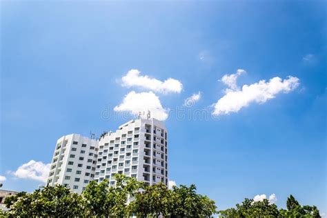 Office Building On Sky Background Stock Image Image Of Business