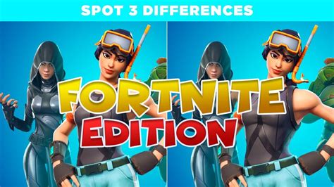 Spot The Difference Fortnite Awesome Scenes Youtube