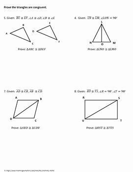 Triangle congruence oh my worksheet / every time you click the new worksheet button, you will get a brand new printable pdf worksheet on triangle. Geometric Proofs Worksheet with Answers Fresh Geometry ...