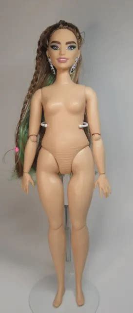 Mattel Barbie Extra Nude Doll Set Exclusive Curvy Doll Fashionista Face