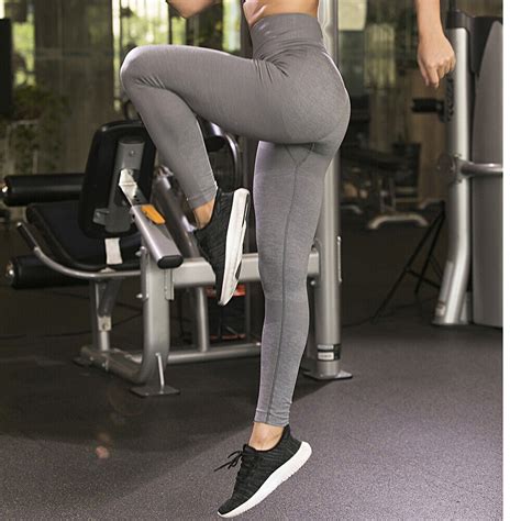 Womens Stretch High Waisted Leggings Long Workout Yoga Pant Butt Lift
