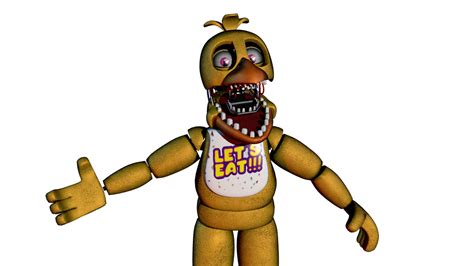 Unwithered Chica Render By Nicolasadrian On Deviantart