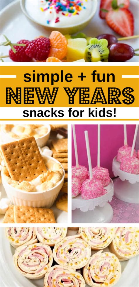 24 Easy And Fun New Years Snacks For Kids The Mommyhood Club 2023