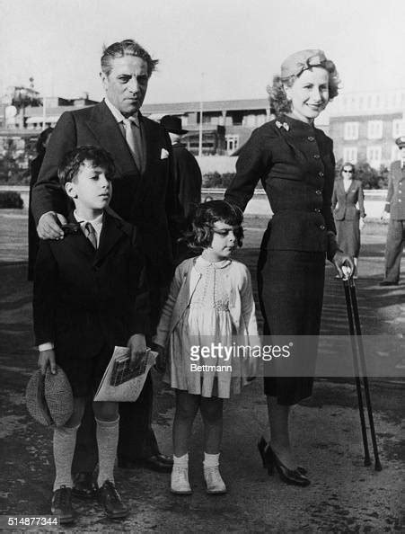 Greek Shipping Magnate Aristotle Onassis Is Shown With His Wife Tina