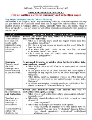 critical reflection paper critical reflection essays examples topics titles outlines