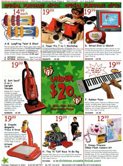 2005 Sears Christmas Book Page 4 Catalogs And Wishbooks