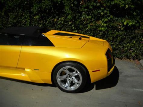 Find Used 2005 Lamborghini Murcielago Roadster Pearl Yellow 6 Speed