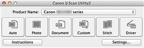 The software that performs the setup for printing in the network connection. Canon : PIXMA Manuals : MX470 series : What Is IJ Scan ...