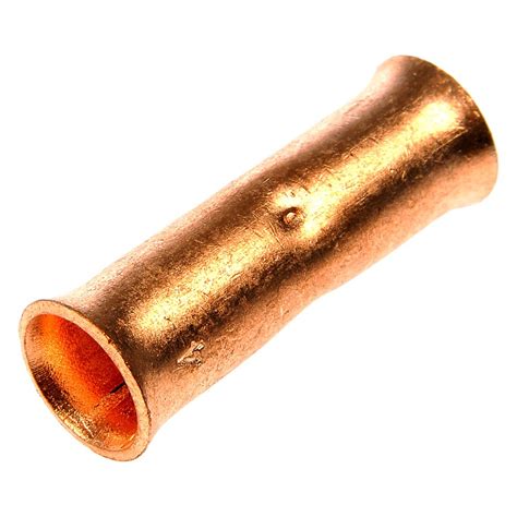 Dorman 85631 6 Gauge Uninsulated Copper Butt Connectors 2 Per Pack