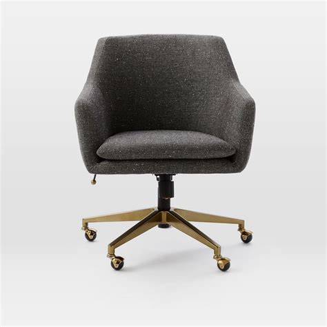 Office chairs and gaming chairs. Helvetica Upholstered Office Chair | west elm UK