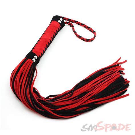 Buy 2 In 1 Spanking 60cm30cm Suede Leather Flogger