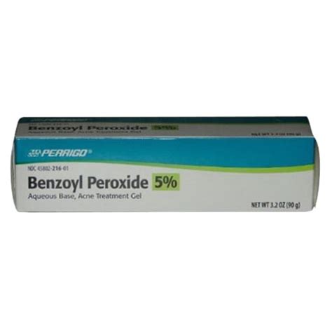 Benzoyl Peroxide 5 Acne Treatment Bp Gel 60 Gm 3 Pack