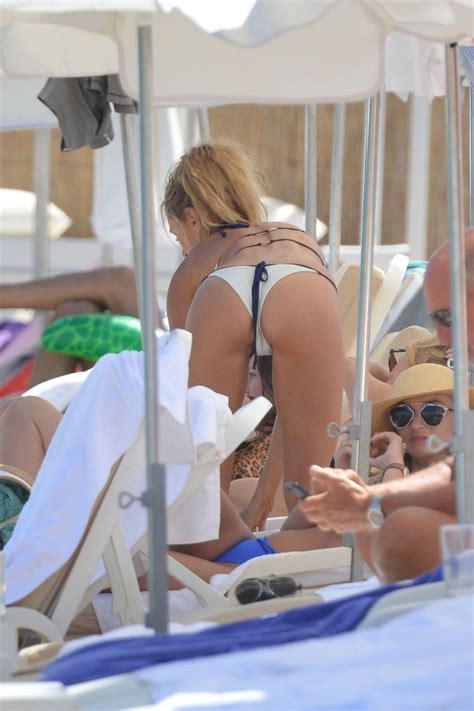 Kimberley Garner In Bikini At A Beach In St Tropez Hawtcelebs