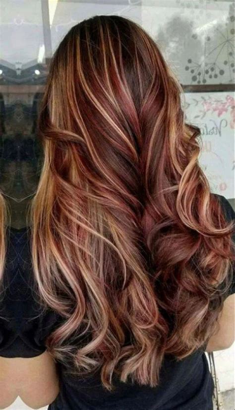 12 trendy ideas for hair color ideas for brunettes with lowlights red haircuts brunettesh… in
