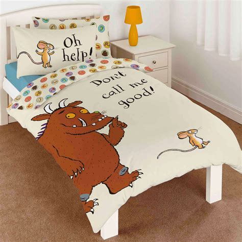 A mouse took a stroll through the deep dark wood. THE GRUFFALO DON'T CALL ME GOOD SINGLE DUVET COVER SET ...