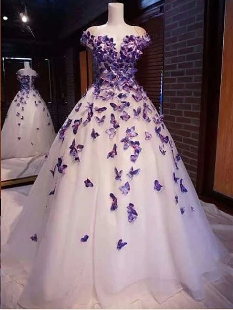 A Line Square Prom Dresses Butterfly Beautiful Long Prom Dress Evening