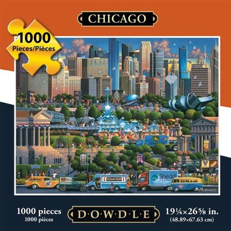 Dowdle Jigsaw Puzzle Chicago 1000 Piece Jigsaw Puzzles Chicago