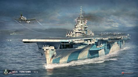 Háttérkép Uss Yorktown World Of Warships Magyar Portál