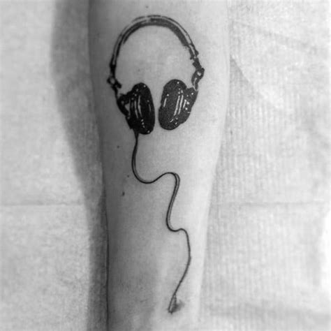 Meanwhile, tattoo trends for men have changed drastically over the centuries. 50 Headphones Tattoo Designs For Men - Musical Ideas