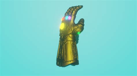 Thanos Infinity Gauntlet Marvel 3d Model 3d Model Cgtrader