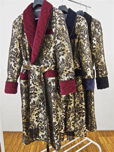 Mens Dressing Gown Collection Luxury Silk And Velvet Robes Mens