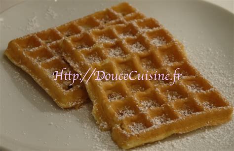 Gaufres recette de Cyril Lignac Douce Cuisine