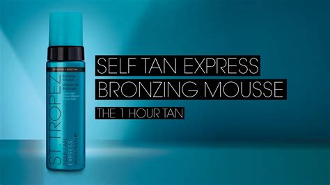 How To Apply I Sttropez Self Tan Express Bronzing Mousse Tan Youtube