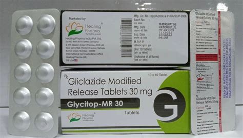 Gliclazide Modified Release Tablet 30 Mg Packaging Size 110 Tablets At Rs 96stripe In Nagpur