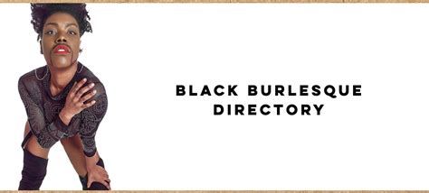Black Burlesque Directory Pochop Chicago Burlesque Performance Artist