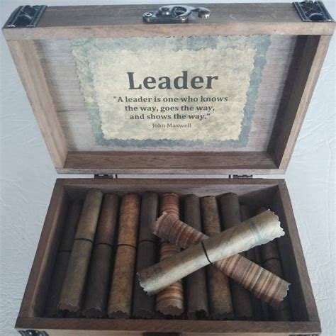This Leadership Scroll Box Makes A Great Gift For A Manager Promotion