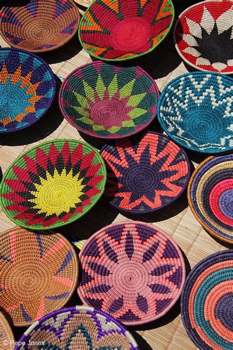 Maybe you would like to learn more about one of these? African baskets | African baskets, African home decor, Colorful baskets