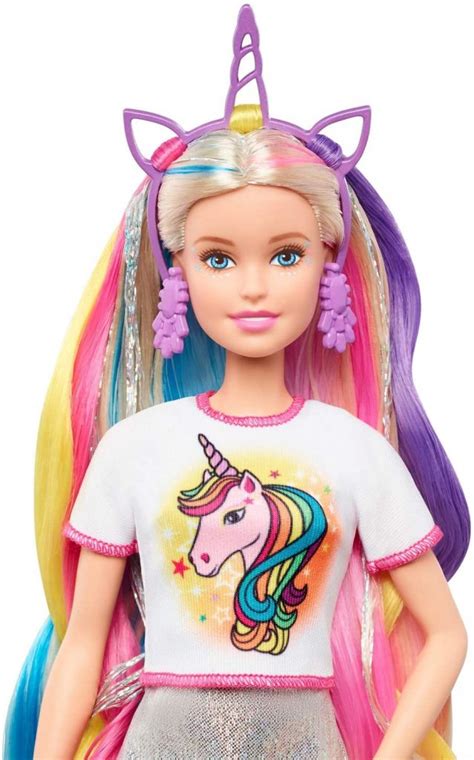 Meitenēm » leļļu pasaule » barbie pasaule. This Barbie Fantasy Hair Doll Comes with Rainbow Hair and ...