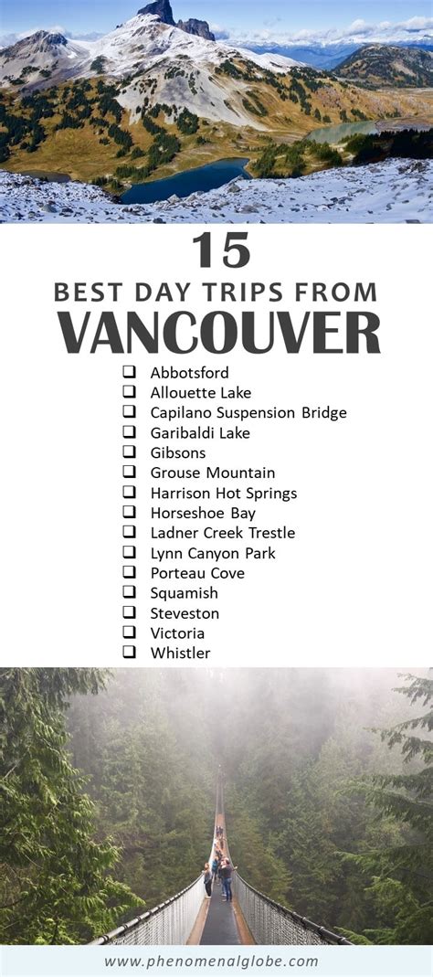 The 15 Best Day Trips From Vancouver With Images Day Trips Canada