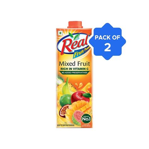 Real Fruit Power Mixed Fruit Juice 1 L Pack Of 2 Price Buy Online