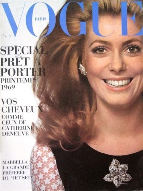 Catherine Deneuve Vogue Magazine France February 1969 Catherine