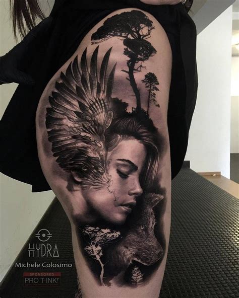 Spirit Animal Tattoo By Michelecol90 At Hydraskindesign In Rome Italy