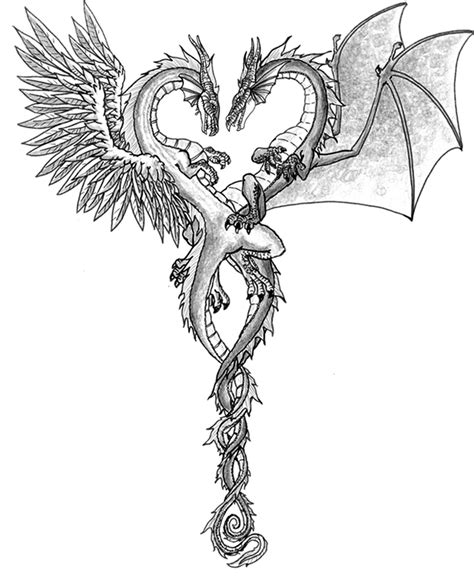 Dragons By Thecomicfan On Deviantart Dragon Tattoo Art Celtic Dragon