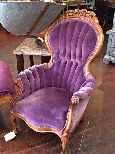 Purple Velvet Chair Aesthetic Room Decor Purple Velvet Chair