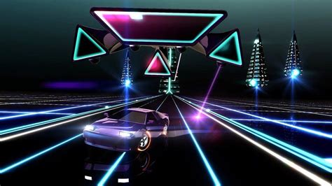 Battle Your Own Reflexes In The Psychedelic 80s Themed Neon Drive