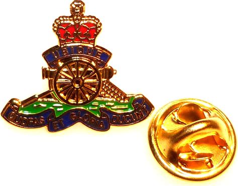Royal Artillery Lapel Pin Badge Metalenamel Uk Clothing
