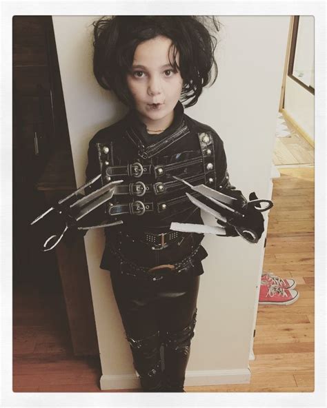 Diy Edward Scissorhands Kids Costume Edward Scissorhands Kids Costume