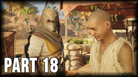 Assassins Creed Origins 100 Walkthrough Part 18 PS4 Side Quest